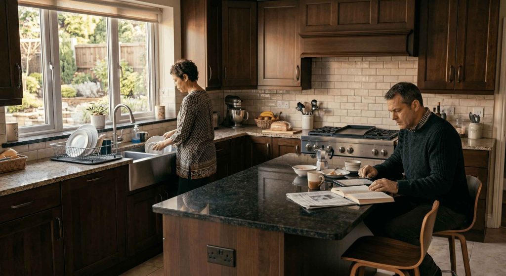 In-house separation, they are not talking and leading separate lives.